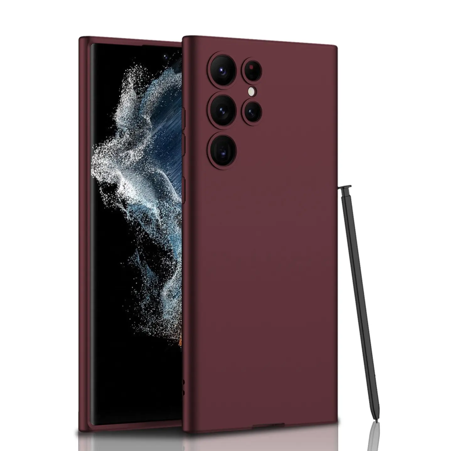 삼성 갤럭시 S24 울트라 케이스 S23 22 플러스 트렌드 제품에 대한 GKK 휴대 전화 백 커버 액세서리 2024 신상품
