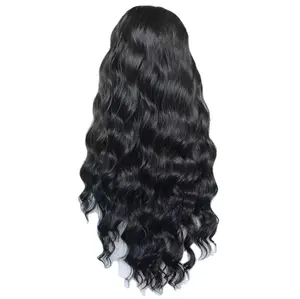 Real wig body wave natural color full wig customizable female 13*4 front lace hair cover high quality wig