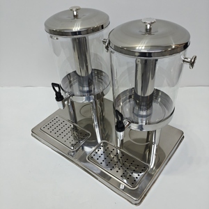 業務用B型ジュースディスペンサーステンレスダブルタンクホテルケータリング飲料機器