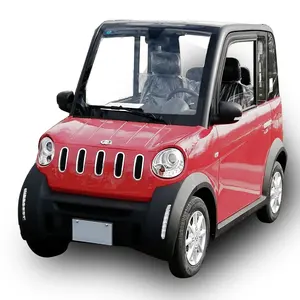 45km/h tuk tuk solar High-quality luxury 4 wheel 2 seater electric cabin car for adult