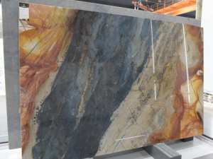 SH STONE <span class=keywords><strong>Bleu</strong></span> <span class=keywords><strong>Louise</strong></span> Quartzite Moderne De Luxe Brillant Poli Azul Luise Dalle pour Comptoirs De Cuisine Salle De Bains Hôtel Plancher - Product Image 2