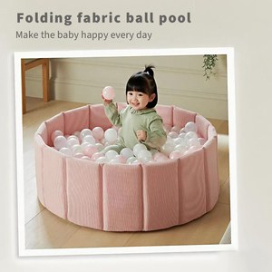 <span class=keywords><strong>Piscine</strong></span> à balles <span class=keywords><strong>pliable</strong></span> colorée sur le thème de l'océan pour enfants et bébés, idéale pour la maison ou les parcs d'attractions - Product Image 2