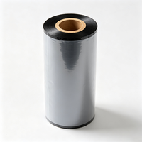 Ruban de transfert thermique en résine Haoxuan 110 mm x 450 m, ruban industriel haute capacité pour étiquettes, emballages et tags durables