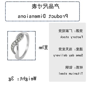 yunnique Silver Women's Fashion <b>Ring</b> With Diamond Channel Setting Geometric Design Gift Jewelry - Product Image 2