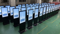 Caiyi Software Personalizado, Señalización Digital LCD, Monitor de Pantalla Táctil 4K, Quiosco Interactivo de 55 Pulgadas, Quiosco Digital Interior con Pantalla Táctil
