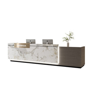 Bancone Reception Moderno per Aziende, Hotel, Negozi, Centri di Formazione, Saloni di Bellezza e Cassa - Product Image 4