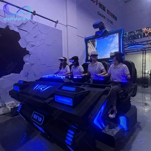 Jeux de réalité virtuelle à pièces de monnaie les plus récents de <span class=keywords><strong>2023</strong></span>, configuration multijoueur, projet de 4 sièges, cinéma de réalité virtuelle 9D, ensembles de réalité virtuelle pour centre de jeux - Product Image 1