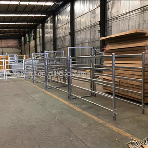 Paneles de valla de patio de corral de ovejas de ganado de metal galvanizado en caliente fáciles de instalar para enrejado y puertas - Product Image 1