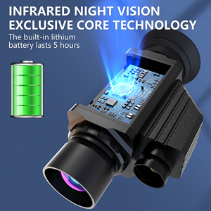 Nouvel appareil de vision nocturne infrarouge thermique 4K exclusif, HD, pour l'<span class=keywords><strong>aventure</strong></span> en plein air, double usage, grossissement 7X, portée effective de 800 m - Product Image 5