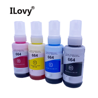 664 Encre de sublimation à colorant pour Epson L558 L585 L1300 L551 L550 L555 L310 L365 L565 Imprimante à jet d'encre Encre de sublimation par transfert de chaleur