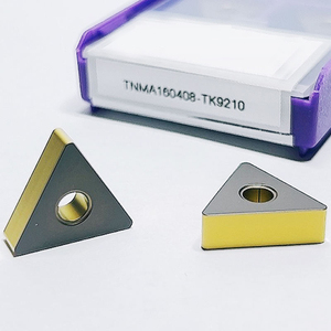 Plaquettes en carbure de tungstène TNMA 160404 160408 160412 pour usinage CNC, dégrossissage négatif, tournage, revêtement CVD, support OEM - Product Image 1