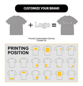 Camiseta Serigrafiada al por Mayor con Logo Personalizado de Algodón de Alto Gramaje y Corte Ancho para Hombre - Product Image 6