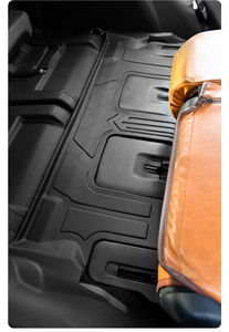 Japonya pazarı LC200 PRADO RHD tüm hava araba paspasları ile TPE malzeme Cyberpunk tasarım tarzı dahil gövde aksesuarları - Product Image 6