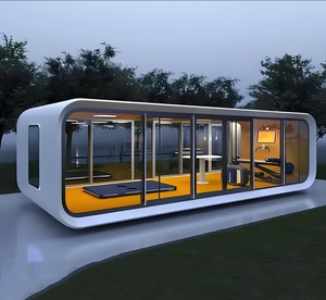 Bureau mobile de 20 pieds, 30 pieds, 40 pieds Maison conteneur à capsule Maison capsule de luxe Cabines à capsule Apple mobiles Petites maisons - Product Image 2