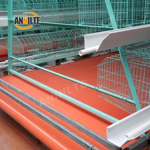 ANNILTE Poultry Farm Orange Cleaning Chicken Dung Pvc Manur Conveyor Belt