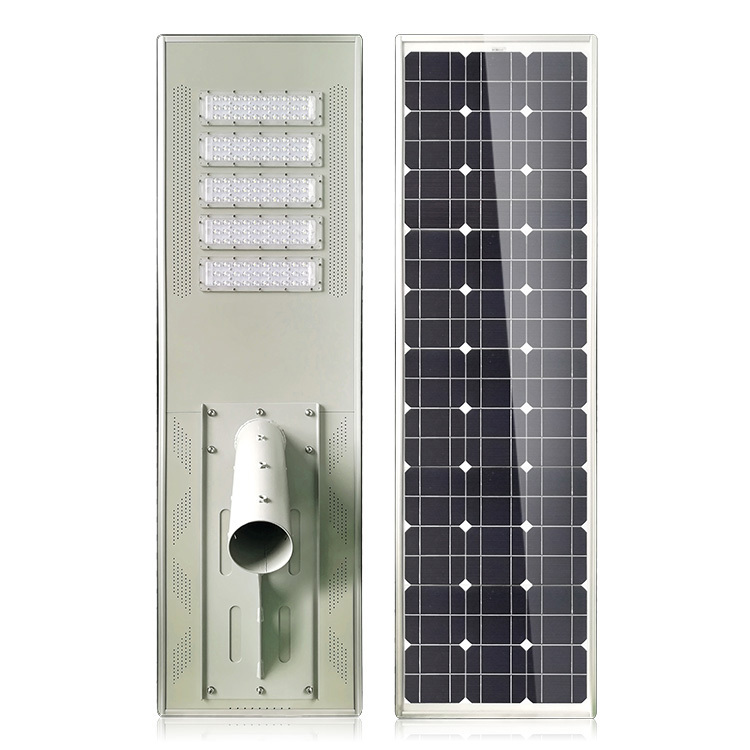 Todo en uno de ahorro de energía de la lámpara de calle ip65 solar impermeable luces integradas de 120 vatios