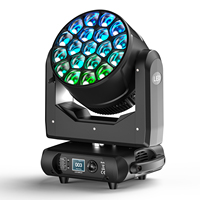 U'King 19X40W Led Rgbw 4In1 Big Bee Eyes Wash Lampe frontale mobile Zoom Light pour Dj Disco Night Club Bar Stage Lights