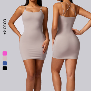 Vestido Corto Cuello Medio Mujer | Cuotas Sin Interés