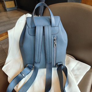 Eleganti Borse da Esterno con Doppio Cinturino e Coulisse in Vera <span class=keywords><strong>Pelle</strong></span> Bovina per <span class=keywords><strong>Donna</strong></span>, <span class=keywords><strong>Zaino</strong></span> in <span class=keywords><strong>Pelle</strong></span> da <span class=keywords><strong>Donna</strong></span> a Contrasto di Colore - Product Image 4
