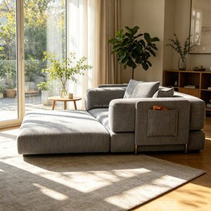 <span class=keywords><strong>Canapé</strong></span> modulaire pliable multifonctionnel moderne 32D en éponge, idéal pour salon et maison, offre spéciale usine - Product Image 5