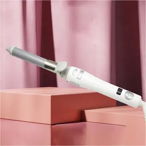 2023 pink curl iron automatic hair curler curling iron auto rotating ceramic automatic hair curler for long hair
