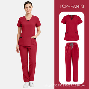 Conjuntos <span class=keywords><strong>de</strong></span> Uniformes Médicos Personalizados 42337; Estilo <span class=keywords><strong>de</strong></span> 3 Piezas, Uniformes Médicos con Estampado Floral, Blusas para Mujer, Uniformes <span class=keywords><strong>de</strong></span> Enfermería - Product Image 1