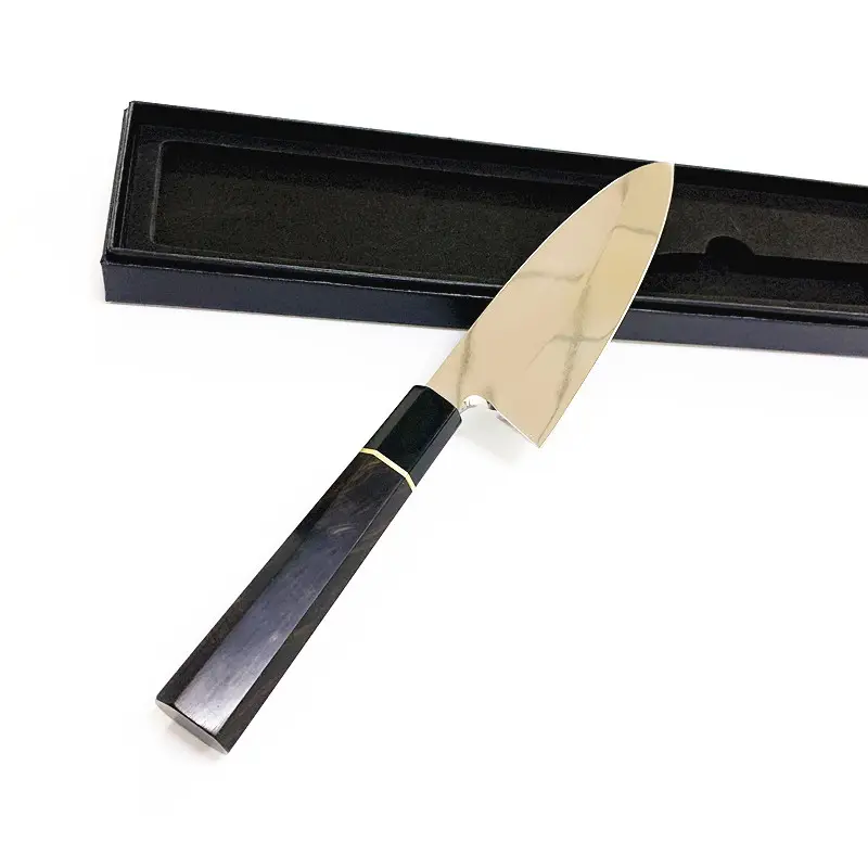 سكين تقطيع للطبخ احترافي بجودة مخصصة سكاكين طهاة مطبخ 7 بوصة مع صندوق