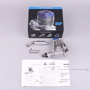 Avion à moteur à essence à aile fixe, modèle d'avion à moteur à méthanol 70 cm³ à quatre temps, classe 70, en métal ASP Trifold FS70AR - Product Image 4
