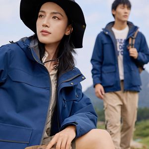 3 In 1 Windproof Detachable Thermal Jacket Unisex Outdoor Hiking Waterproof Rainproof Mountaineering Parka - Product Image 3