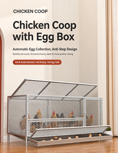 Jaula para Gallinas <span class=keywords><strong>de</strong></span> Uso Doméstico con Sistema Automático <span class=keywords><strong>de</strong></span> Desplazamiento <span class=keywords><strong>de</strong></span> Huevos, <span class=keywords><strong>de</strong></span> Alambre Galvanizado, con Cajón Recolector <span class=keywords><strong>de</strong></span> Huevos - Product Image 4