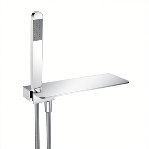 ชั้นวางของในห้องน้ำพร้อมฝักบัวโครเมียม กว้าง 32.5 ซม. สำหรับห้องน้ำ - Product Image 3