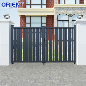 La conception esthétique de porte en aluminium intégrée par paysage se mélange <span class=keywords><strong>avec</strong></span> l'environnement de jardin admirablement - Product Image 3