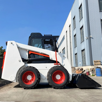Mini Caricatore Diesel Compatto 4WD con Caricatore Frontale Idraulico per Agricoltura e Costruzioni