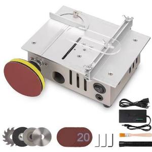 Mini sierra de mesa de 150 mm de profundidad de corte, 13000 rpm, sierra circular eléctrica para trabajar la madera, acrílico, PVC, máquina de corte de precisión para bricolaje - Product Image 2