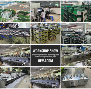 商業用電気誘導ダブルバナー電気ウォックレンジ二重水流域付きアジアンキッチンクッキング - Product Image 3