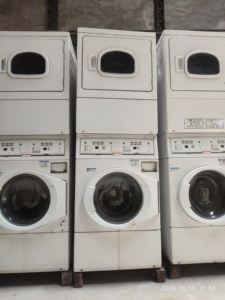 Commercial Laundry Equipment 12kg-25kg Industrial Washing <strong>Machine</strong> and Dryer Coin Operated Stacked Units <strong>Laundromat</strong>