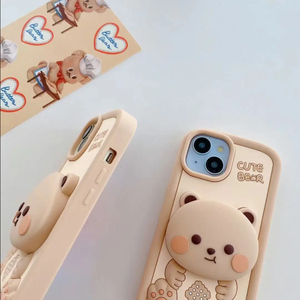Custodia per telefono in <span class=keywords><strong>Silicone</strong></span> 3D pieghevole per <span class=keywords><strong>Apple</strong></span> 16 14 13 12 Pro custodie - Product Image 5