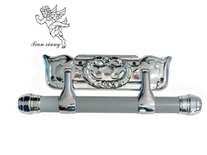 Maniglie a barra oscillante in plastica stile americano per casse funerarie, accessori per ferramenta di casse e cofani in legno, forniture funerarie - Product Image 2