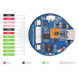 Sanlik mới ban đầu ESP32-S3 ban phát triển Hội Đồng Quản Trị Kích thước nhỏ gọn, gia tốc và con quay hồi chuyển cảm biến 1.28inch Vòng cảm ứng LCD - Product Image 3