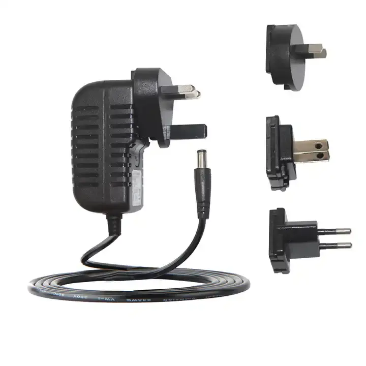 US UK EU AU Plug AC-DC 5V 1A Chargeur mural Adaptateur secteur avec prise 5.5x2.5mm/5.5x2.1mm