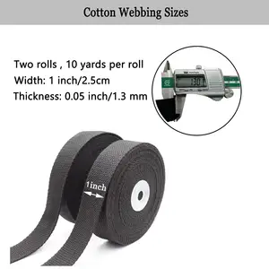 Cotton Webbing 38mm Cotton Webbing Strap 1 Inch Thickness 2mm Cotton Webbing Belt