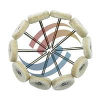 Roue de polissage en feutre de laine, meule pour bijoux, roue de polissage pour métaux, tête de polissage à tige de 3 mm, mini brosse, abrasif rotatif Dremel OEM
