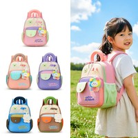 Sac à dos scolaire pour enfants, maternelle, léger, ultra-léger, respirant, hydrofuge, design mignon de dessin animé, voyage, polyester