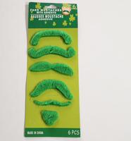 Gezicht Facial Hair 100% Katoen Stof Baard Snor Tabletten Zwarte En Witte Snor Party Masker