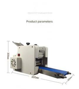 Machine <span class=keywords><strong>à</strong></span> fabriquer des peaux de Gyoza et Momo haute performance 220V, pour nouilles et rouleaux de printemps, idéale pour hôtels, restaurants et commerces alimentaires, moteur neuf ou <span class=keywords><strong>d</strong></span>'<span class=keywords><strong>occasion</strong></span> - Product Image 5