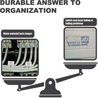 Etiquetas de Seguridad para Cables con Logotipo Personalizado al por Mayor, Bridas para Cables Desechables, Etiqueta de Brida de Nylon Autoblocante para Identificación de Zapatos