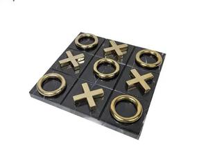 Jeu de société <span class=keywords><strong>Tic</strong></span> <span class=keywords><strong>Tac</strong></span> Toe en cristal noir carré Art Déco pour anniversaire Enfants Famille - Product Image 6
