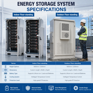 Système de stockage <span class=keywords><strong>d</strong></span>'<span class=keywords><strong>énergie</strong></span> avec armoire de batterie LiFePO4 30kWh 50kWh pour intérieur/extérieur, station de base télécom 5G, <span class=keywords><strong>énergie</strong></span> solaire, IP65 - Product Image 4