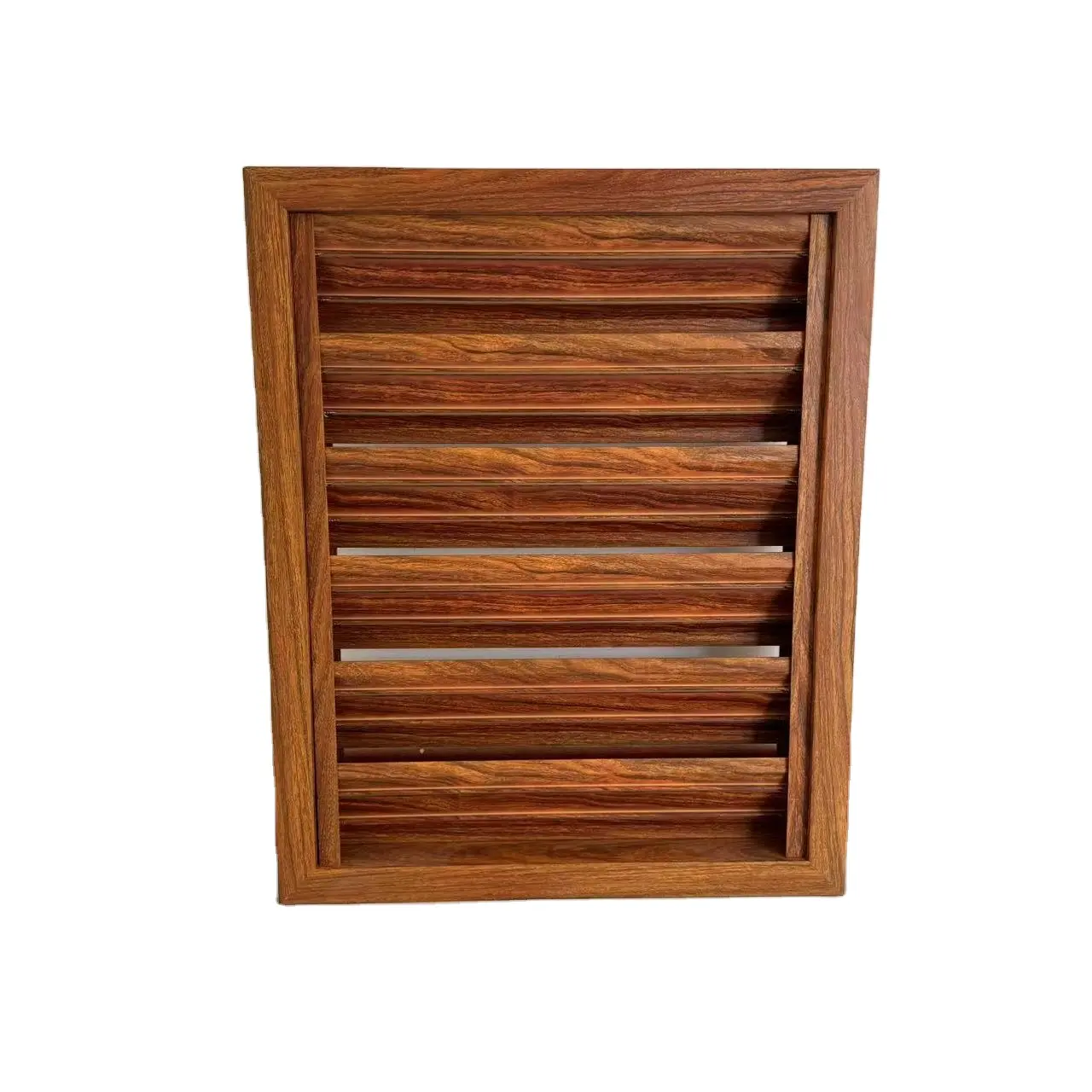 Persianas de plantación de madera Cocina externa Europea Horizontal Bahama Exterior Norman Puerta interior Ventana Pvc 50 Ecológico-