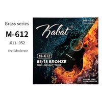 High Quality 6-String Acoustic Guitar Set Cheap Brass Musical Instruments M-610 Strings Stringed Instruments Parts Accessories